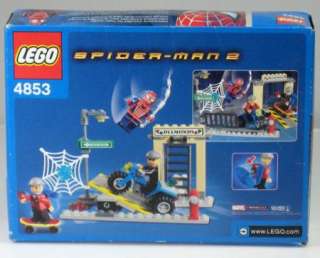LEGO SPIDER MAN 2 #4853 SPIDER MANS STREET CHASE ~ NEW FACTORY SEALED 