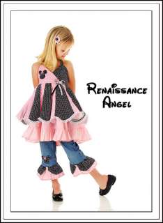 Custom Girls Boutique Minnie Mouse Renaissance Angel  