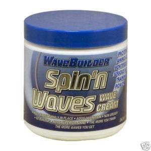 WaveBuilder Spin n Waves Wave Cream 8oz Hair Wave Gel  