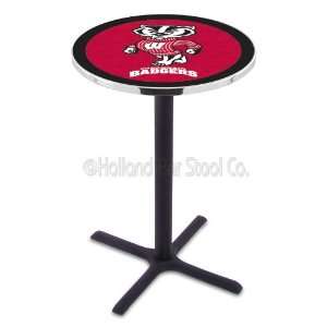   of Wisconsin Badgers Bucky L211 Pub Table