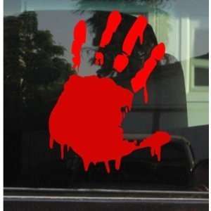 ZOMBIE BLOODY LEFT HAND PRINT(Left Hand)   5.5 RED (IKON SIGN ORGINAL 