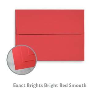  Exact Brights Bright Red Envelope   1000/Carton