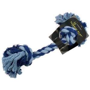   Play Rope Bone for Dogs, 2 Tone Light Blue, Small