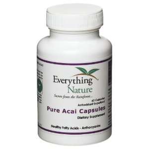 Everything Nature Pure Acai Capsules Grocery & Gourmet Food