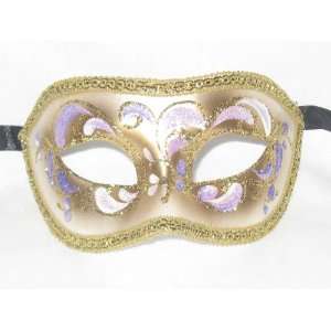  Purple Colombina Acquario Venetian Mask