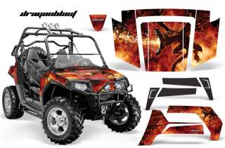   RZR 800 RZR 800S 2006 2010 SIDE x SIDE GRAPHICS KIT DECALS DB  