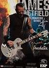 ESP Signature Series James Hetfield Truckster Electric Guitar Black 