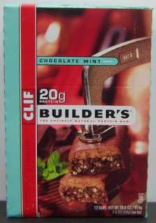 Clif Bar Builders Protein Bars Box of 12 (2.4 oz. ea.) 722252600417 