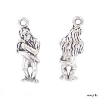 TWO STERLING SILVER 3D CHARMS INCLUDING WIZARD OF OZ   SCARE CROW 