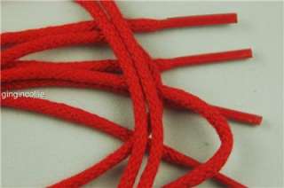 Round/Cord 4mm Post Box Red 75cm Hiking Shoe Boot Laces  