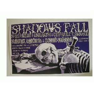  Shadows Fall Handbill Poster Shadows Fall Everything 