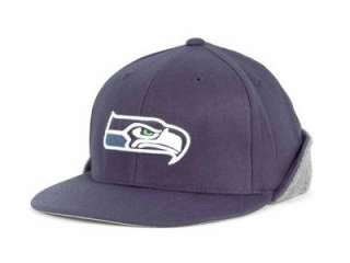 NEW Seattle Seahawks Earflap Hat $30 Cap S/M  