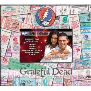  Grateful Dead 8 x 8 Ticket & Photo Scrapbook