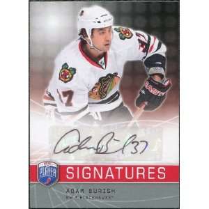   Be A Player Signatures #SAB Adam Burish Autograph Sports Collectibles