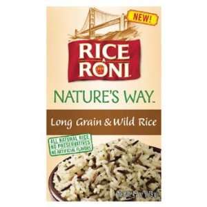 Rice A Roni Natures Way Long Grain & Wild Rice Pilaf 4.2 oz (Pack of 
