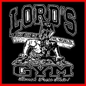 LORDS GYM Workout Fitness Barbell Bodybuilding T SHIRT  