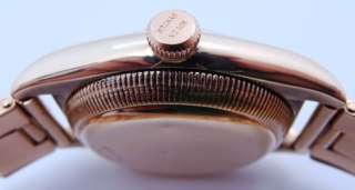 Vintage Rolex 3131 Men’s Oyster Perpetual Bubbleback 14K Gold Watch 