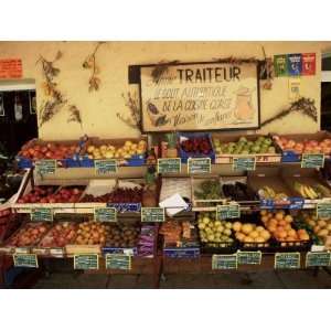  Fruit Displayed Outside Shop, Calvi, Corsica, France 