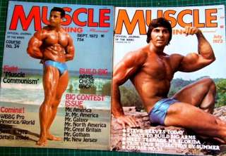 Muscle Training 5 x issues from 1969 to 1972 Weight Lifting 
