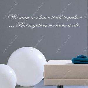 we may not have it all together words and letters quote decals  