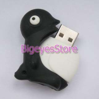 black 4GB penguins USB Flash 2.0 Pen Drive Memory Stick  