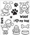 Recollections Clear Stamps  WOOF WOOF  #365  NEW 400100643402  