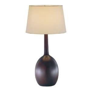  Adesso Java Table Lamp, Dark Walnut