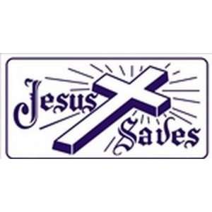 Jesus Saves License Plates Plate Tag Tags auto vehicle car front