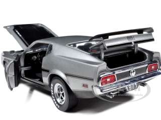 1971 FORD MUSTANG MACH 1 SILVER 1/18  