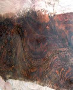   FIGURED Claro Walnut Natural Edge Table Top BURL Wood Slab  