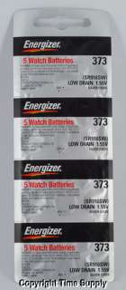 20 pcs 373 Energizer Watch Batteries SR916SW SR916  