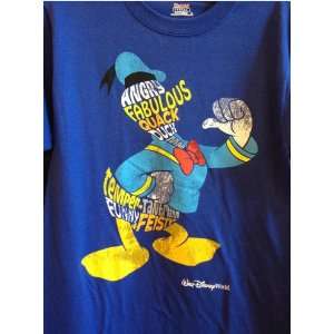  Disney Park Donald Duck Adjective Adult T Shirt S M L XL 