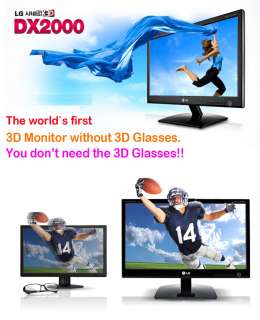 lg cinema 20 wide 3d monitor glasses free dx2000
