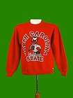 Vintage 80s NORTH CAROLINA STATE WOLFPACK SWEATSHIRT S/M  