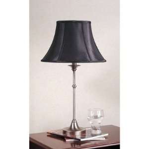   Lamp with Charlotte Bell Shade in Antique Pewter
