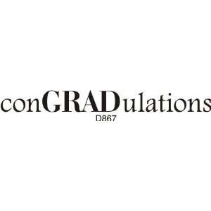  conGRADulations Rubber Stamp Arts, Crafts & Sewing