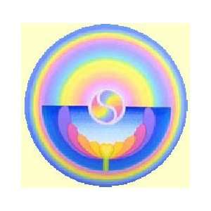  Rainbow Lotus Window Decal 