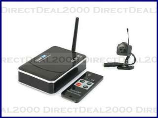 USB CCTV Receiver DVR + Wireless 2.4GHz Pinhole Camera  