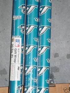 MLB Toronto Blue Jays Wrapping Paper (3 rolls) NEW  