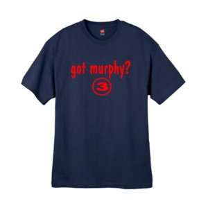  Mens Got Murphy ? Throwback Navy Blue T Shirt Size Large 