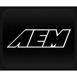  AEM White Sticker Decal Automotive