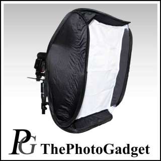 Foldable Softbox for Hot Shoe Flashes 40cm x 40cm  