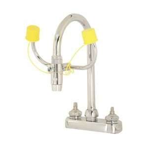  Made in USA Aerated Adj Heads Faucet Mounted Eye Wash 