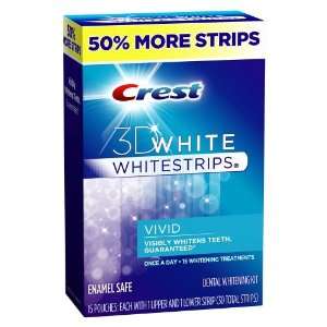  Crest 3d White Whitestrips Vivid   15 Ct June/2012 Health 