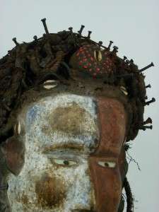 Fine African Mask BAKONGO WITCHDOCTOR Spirit Mask Collectible African 