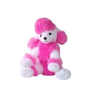 Inch Stuffed Animal Dog Pink Poodle with White T Shirt, Fluff to Stuff 
