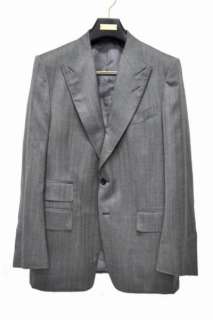 4450 TOM FORD   Black & Grey Herringbone Sport Jacket Size 54R(IT 
