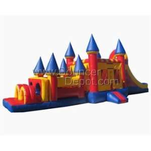  44 Feet Long Blow Up Playground Obstacle Course Toys 