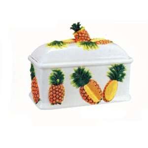  Pineapple Ceramic Breadbox