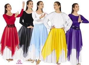   Handkerchief Skirt Dance/Liturgical Praisewear   On Sale   #458  